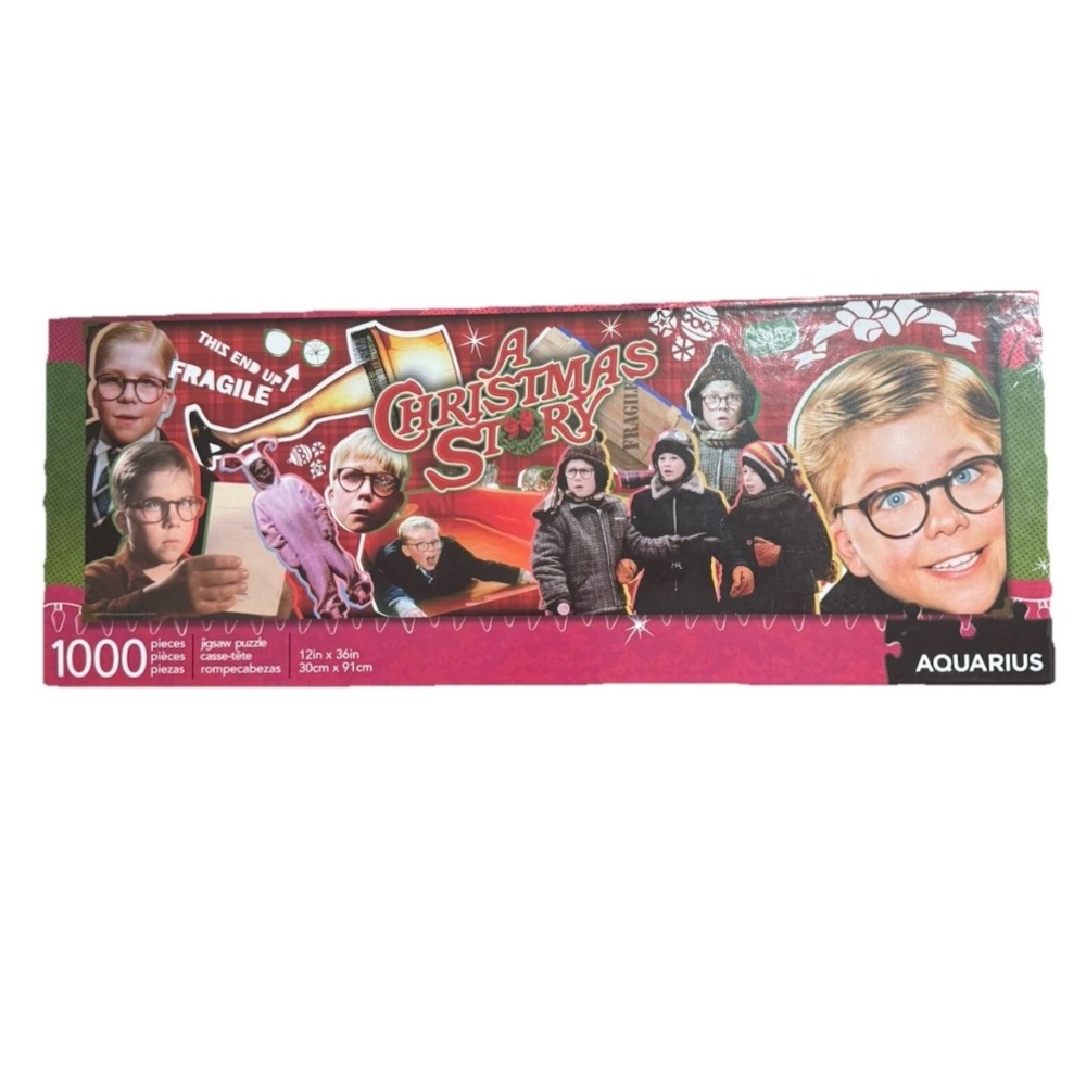 A Christmas Story 1000 Piece Slim Jigsaw Puzzle Ralphie  All Pieces Accounted